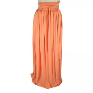 Womens Coral Maxi Rachel Pally waist wrap skirt